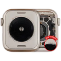 Housing Assembly Compatible para Watch Series SE 2nd (40MM) (OEM Usado: Grau A) (GPS Version) (Aluminum / Starlight)