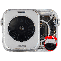 Housing Assembly Compatible para Watch Series SE 2nd (44MM) (OEM Usado: Grau A) (GPS Version) (Aluminum / Silver)