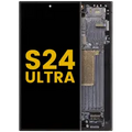 Ecrã OLED com Aro para Samsung Galaxy S24 Ultra (Recondicionado) (Titanium Black)
