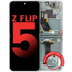 Inner Ecrã OLED com Aro Compatible para Samsung Galaxy Z Flip 5 5G (F731) (US & International) (Compatível Plus) (Mint)