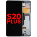 Ecrã OLED com Aro para Samsung Galaxy S20 Plus 5G (Compatível Plus) (Cloud Blue)