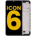Ecrã LCD com Aro para Cricket Icon 6 / AT&T Verge (SL219A) (Recondicionado) (Todas as Cores)