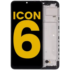 Ecrã LCD com Aro para Cricket Icon 6 / AT&T Verge (SL219A) (Recondicionado) (Todas as Cores)