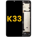 Ecrã LCD com Aro para TCL K33 (Recondicionado) (Todas as Cores)