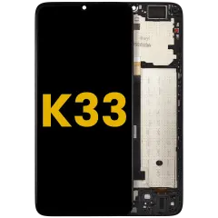Ecrã LCD com Aro para TCL K33 (Recondicionado) (Todas as Cores)