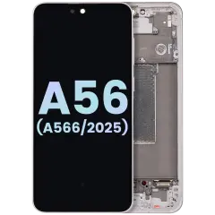 Ecrã OLED com Aro para Samsung Galaxy A56 5G (A566 / 2025) (Service Pack) (Pink)