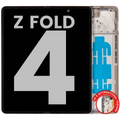 Inner Ecrã OLED com Aro para Samsung Galaxy Z Fold 4 5G (US & International) (OEM Usado: Grau B/C) (Beige)