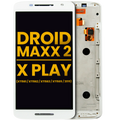 Ecrã LCD com Aro para Motorola Droid Maxx 2 (XT1565 / 2015) , Moto X Play (XT1561 / XT1562 / XT1563 ) (Recondicionado) (White)