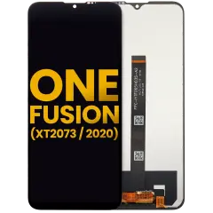 Ecrã LCD sem Aro para Motorola One Fusion (XT2073 / 2020) (Recondicionado) (Black)