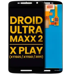 Ecrã LCD sem Aro para Motorola Droid Ultra Maxx 2 / Moto X Play (XT1565 / XT1561 / 2015) (Recondicionado) (Black)