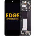 Ecrã OLED com Aro para Motorola Moto Edge (XT2305 / 2023 ) (Recondicionado) (Eclipse Black)
