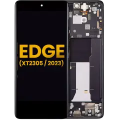 Ecrã OLED com Aro para Motorola Moto Edge (XT2305 / 2023 ) (Recondicionado) (Eclipse Black)