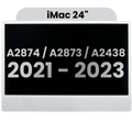 Ecrã LCD Completo para iMac 24" A2874 / A2873 (2023) / A2438 / A2439 (2021) (LG204A-215 LM235UH1 SDD1) (OEM Usado: Grau A) （Small Camera hole）(Silver)