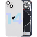 Back Glass w/ MagSafe Magnet & NFC & Flashlight Flex para iPhone 14 (OEM Original) (Starlight)