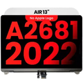 Ecrã LCD Completo para MacBook Air 13" (A2681 / Mid 2022) (Compatível Plus) (Starlight)