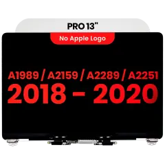 Ecrã LCD Completo para MacBook Pro 13" A1989 (2018-2019) / A2159 (2019) / A2289 / A2251 (2020) (Compatível Plus) (Silver)