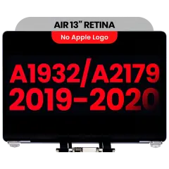 Ecrã LCD Completo para MacBook Air 13" A1932 (2019) / A2179 (2020) (Compatível Plus) (Cinzento Sideral)
