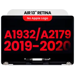 Ecrã LCD Completo para MacBook Air 13" A1932 (2019) / A2179 (2020) (Compatível Plus) (Silver)
