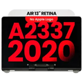 Ecrã LCD Completo para MacBook Air 13" A2337 (2020) (Compatível Plus) (Silver)