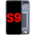 Ecrã OLED com Aro para Samsung Galaxy S9 (Compatível Plus) (Titanium Gray)