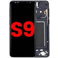 Ecrã OLED com Aro para Samsung Galaxy S9 (Compatível Plus) (Midnight Black)
