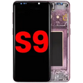 Ecrã OLED com Aro para Samsung Galaxy S9 (Compatível Plus) (Lilac Purple)