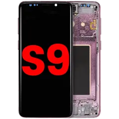 Ecrã OLED com Aro para Samsung Galaxy S9 (Compatível Plus) (Lilac Purple)