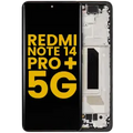 Ecrã OLED com Aro para Xiaomi Redmi Note 14 Pro Plus 5G (Recondicionado) (Midnight Black)
