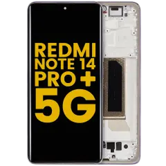Ecrã OLED com Aro para Xiaomi Redmi Note 14 Pro Plus 5G (Recondicionado) (Lavender Purple)