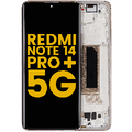 Ecrã OLED com Aro para Xiaomi Redmi Note 14 Pro Plus 5G (Recondicionado) (Sand Gold)