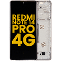 Ecrã OLED com Aro para Xiaomi Redmi Note 14 Pro 4G (Recondicionado) (Sand Gold)