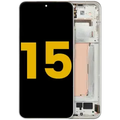 Ecrã OLED com Aro para Xiaomi 15 (Recondicionado) (Green)