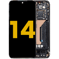 Ecrã OLED com Aro para Xiaomi 14 (Recondicionado) (Black)