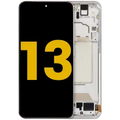 Ecrã OLED com Aro para Xiaomi 13 (Recondicionado) (White)