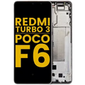 Ecrã OLED com Aro para Xiaomi Redmi Turbo 3 / Xiaomi Poco F6 (Recondicionado) (Titanium color)