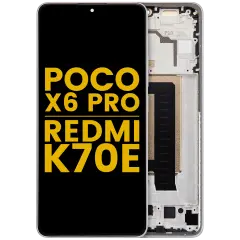 Ecrã OLED com Aro para Xiaomi Poco X6 Pro / Redmi K70E (Recondicionado) (Grey)