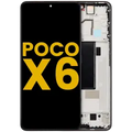Ecrã OLED com Aro para Xiaomi Poco X6 (Recondicionado) (Black)