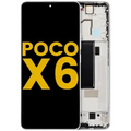 Ecrã OLED com Aro para Xiaomi Poco X6 (Recondicionado) (White)