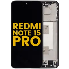 Ecrã OLED com Aro para Xiaomi Redmi Note 15 Pro 5G (Recondicionado) (Black)