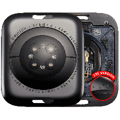 Back Cover Assembly para Watch Series 8 (45mm) (LET Version) (Aluminum / Space Black)