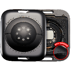 Back Cover Assembly para Watch Series 9 (45mm) (GPS Version) (Aluminum / Space Black)