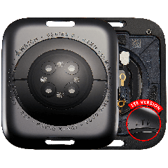 Back Cover Assembly para Watch Series 9 (45mm) (LET Version) (Aluminum / Space Black)