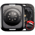Back Cover Assembly para Watch Series 9 (41mm) (LET Version) (Aluminum / Space Black)