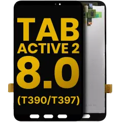 Ecrã LCD sem Aro para Samsung Galaxy Tab Active 2 8.0" (T390 / T397) (2017) (Recondicionado) (Wifi Version) (Black)