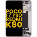 Ecrã OLED com Aro para Xiaomi Poco F7 Pro / Redmi K80 (Recondicionado) (Silver)