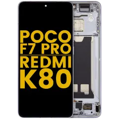 Ecrã OLED com Aro para Xiaomi Poco F7 Pro / Redmi K80 (Recondicionado) (Blue)