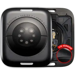 Back Cover Assembly para Watch Series 7 (45mm) (LET Version) (Aluminum / Space Black)