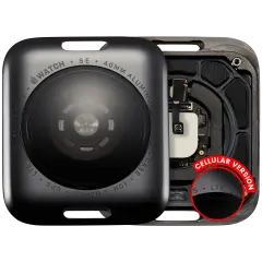 Back Cover Assembly para Watch Series SE 1st (40MM) (LET Version) (Aluminum / Space Black)