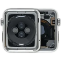 Housing Assembly Compatible para Watch Series 1 (38MM) (OEM Usado: Grau A) (Stainless / Silver)