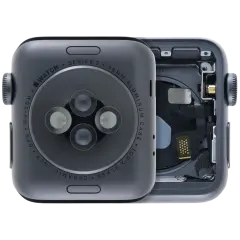 Housing Assembly Compatible para Watch Series 2 (38MM) (OEM Usado: Grau A) (Cellular Version) (Aluminum / Space Black)